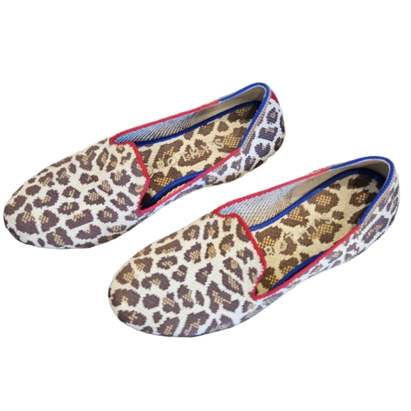 Rothy's Mocha Spot Leopard Size 6.5 - Picture 3 of 8
